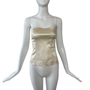 DOLCE & GABBANA 90's Vintage Ivory Corset Top